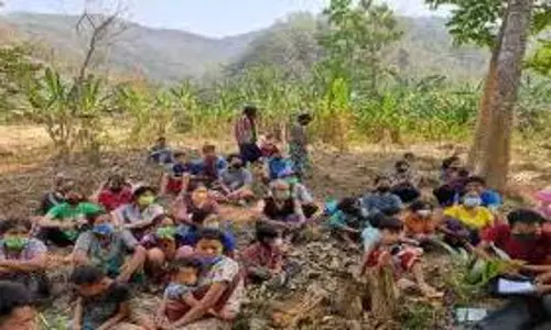Myanmar refugees in Mizoram