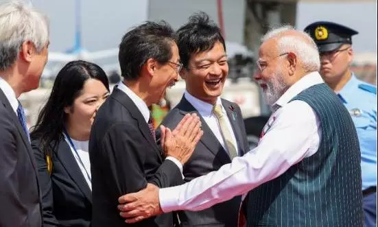 Opportunity to deepen existing partnerships: PM Modi upon arrival in Japan