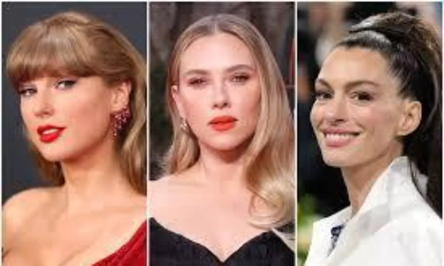 Taylor Swift, Anne Hathaway, Scarlet Joahnessn