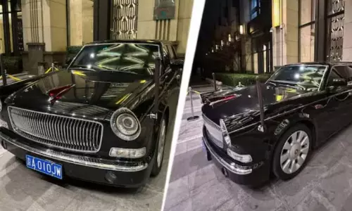 Xis favourite Hongqi car is PM Modis designated vehicle during China visit