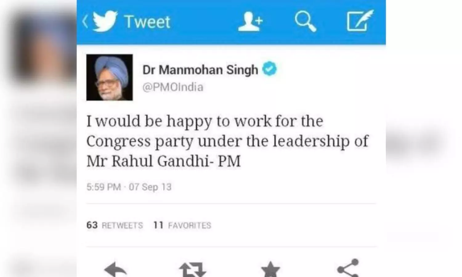BJP resurrects Manmohan Singh’s happy to work under Rahul Gandhis leadership post