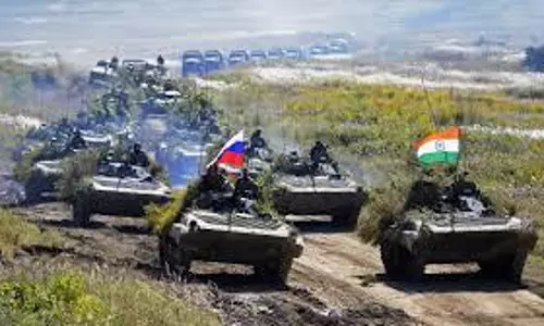 India Russia Military Drill