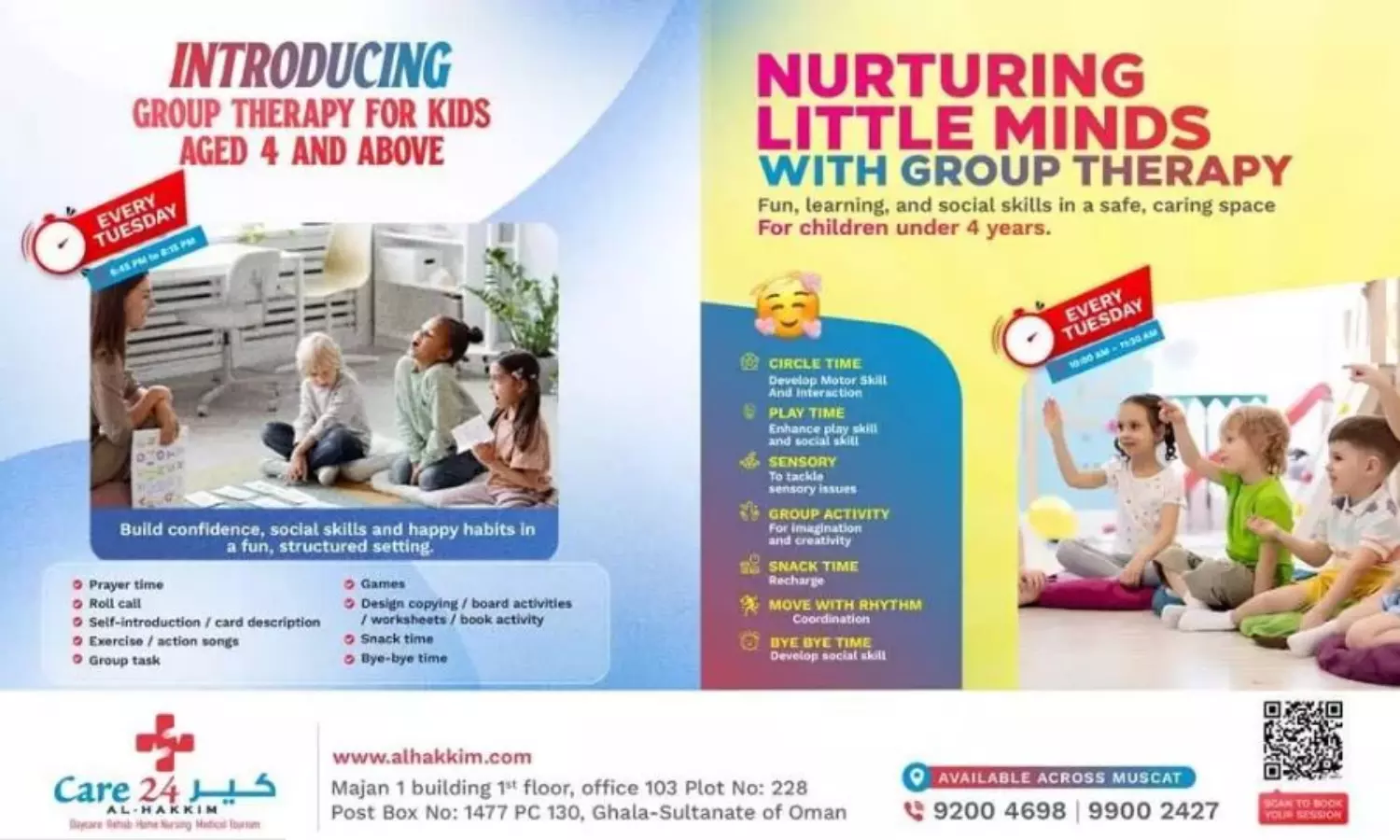 Oman: Care 24 Clinic starts group therapy sessions for children