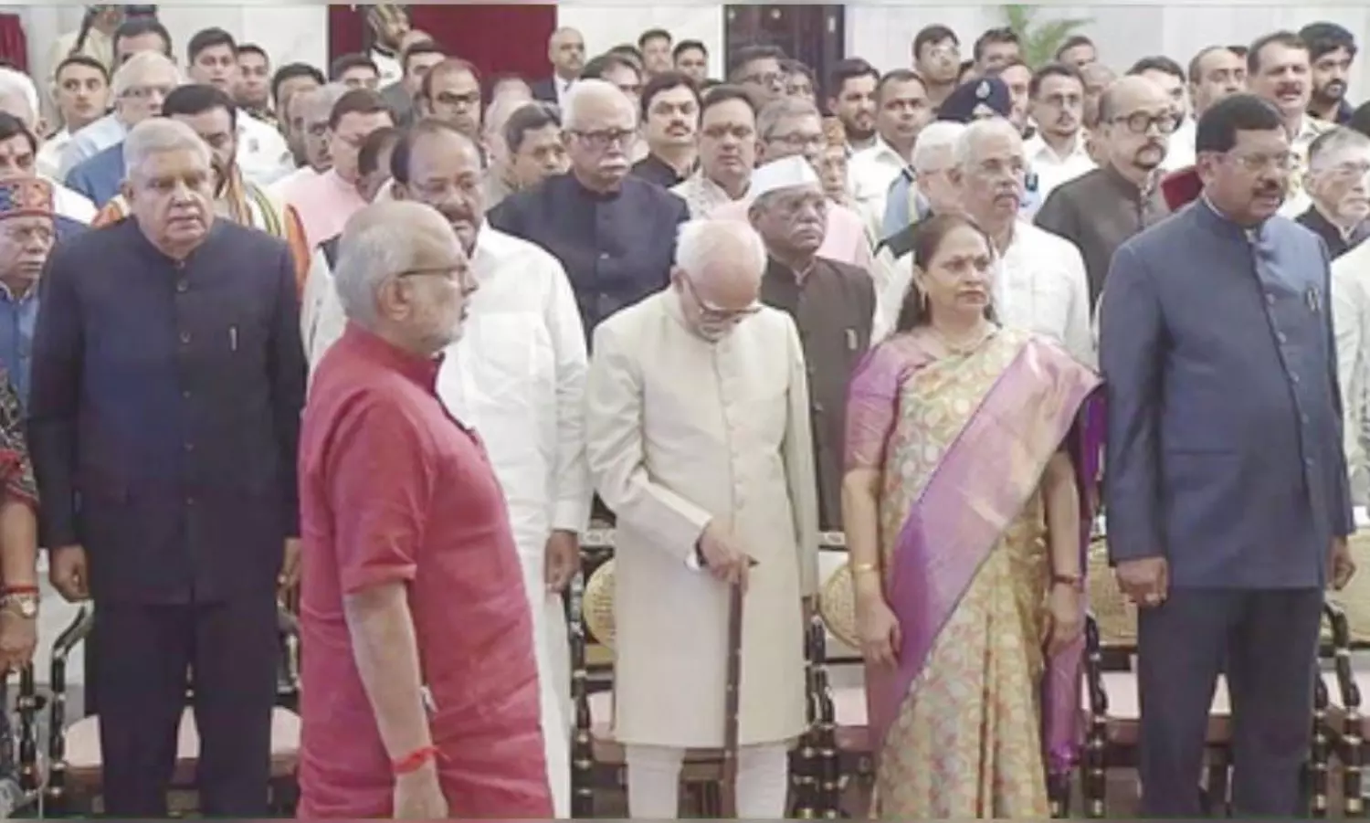 Dhankhar’s first public appearance’ at Vice-Prezs oath gains attention