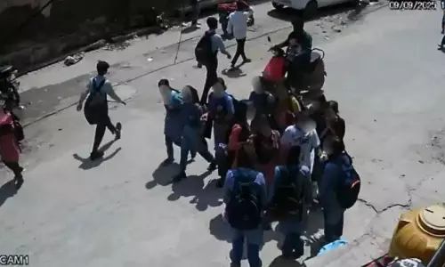 Delhi school girls attack schoolmate with blade in fight ‘over boy’