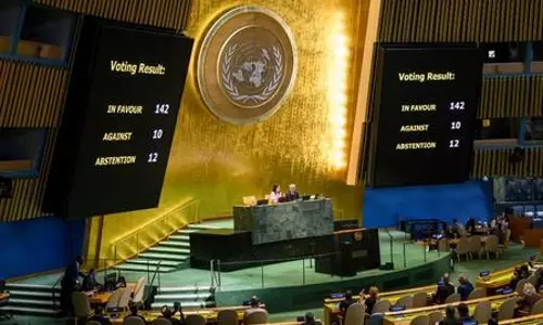 UN General Assembly backs two-state solution, India votes in favor