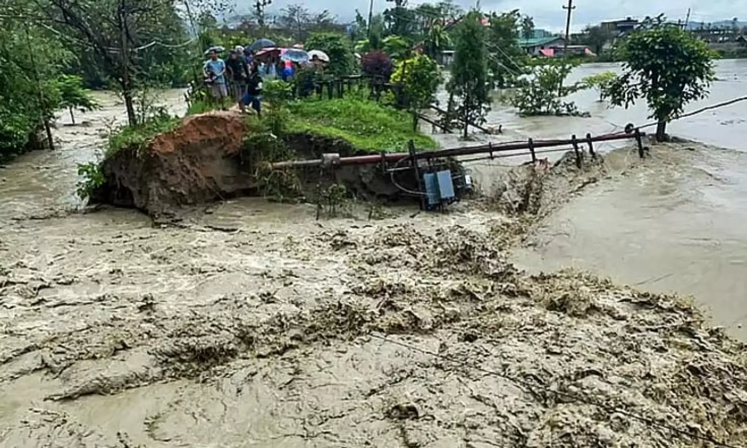 Intense rains, flash floods, landslides cause destruction in Manipur