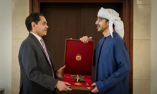 UAE President awards Indian Ambassador with First-Class Order of Zayed II