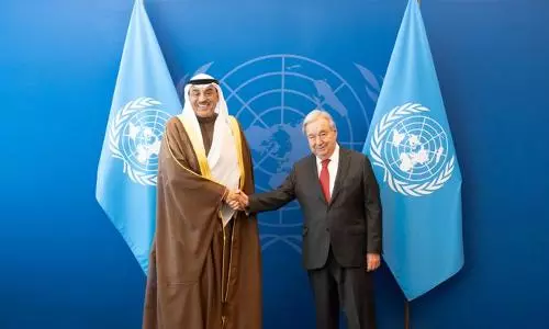 Kuwait Crown Prince meets UN Secretary-General, voices support for UNs vital role