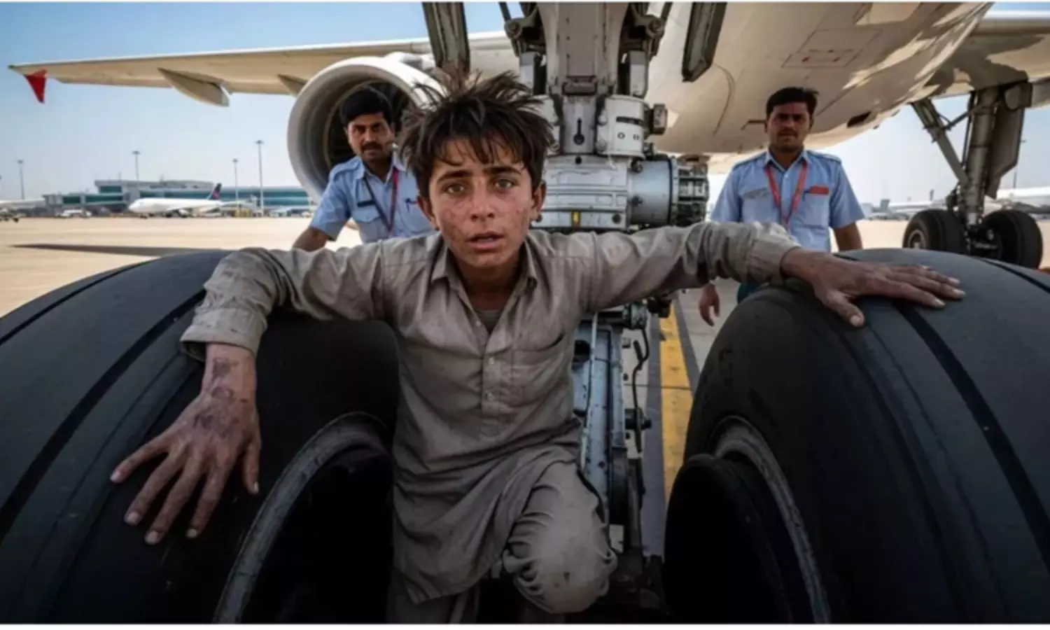 13-yr-old Afghan boy survives flight to Delhi hidden in plane’s landing gear