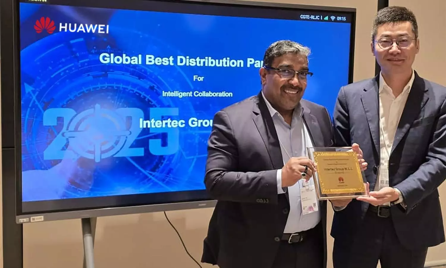 Intertec Group receives Global Best Distribution Partner Award at Huawei Connect 2025