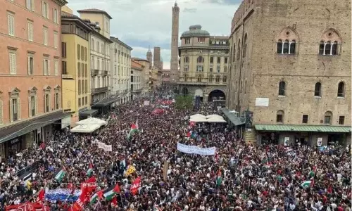 Italy witnesses massive demonstrations against Gaza genocide: report