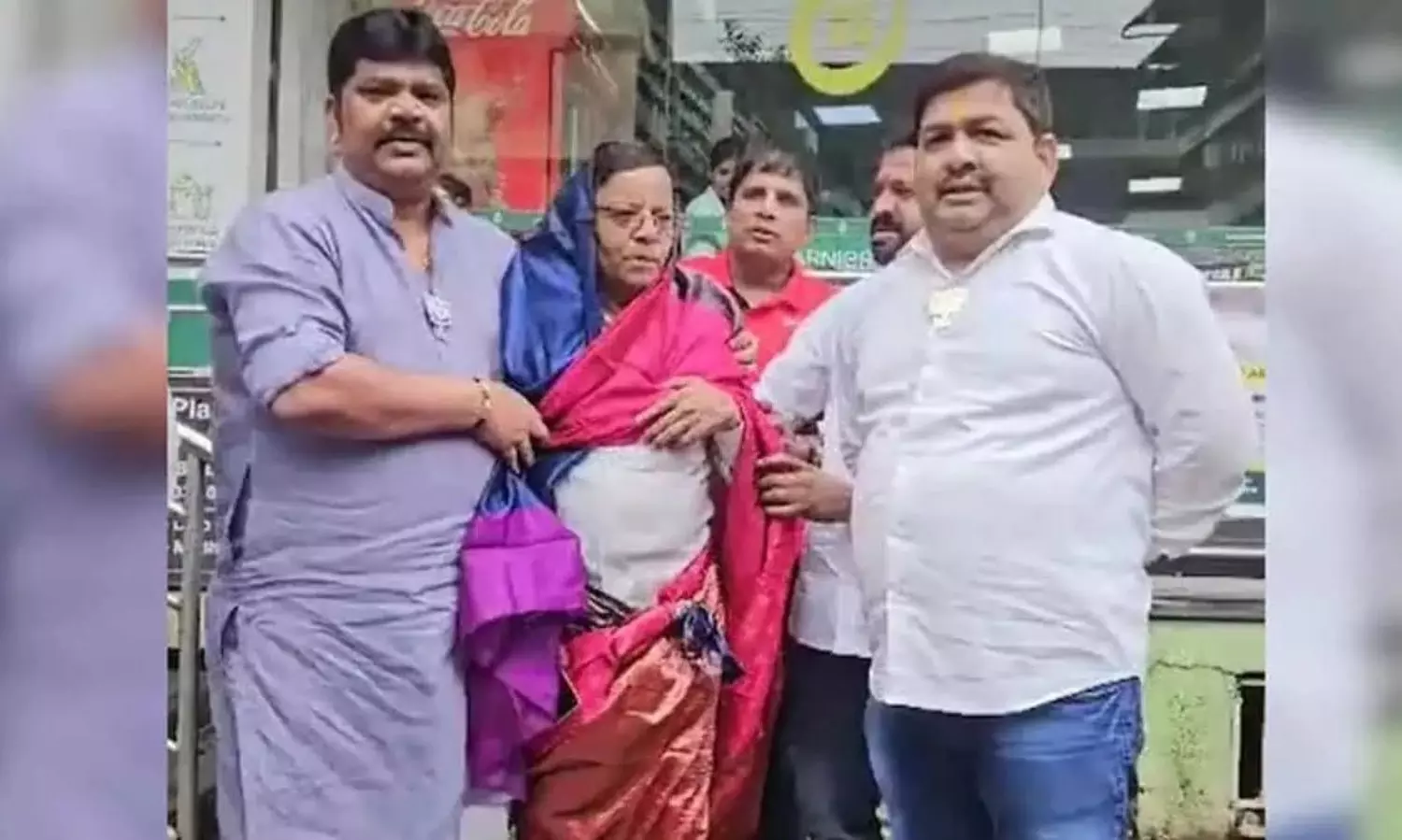 BJP workers allegedly force Congress leader to wear saree over morphed Modi post