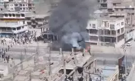 Leh statehood protest Leh statehood protest