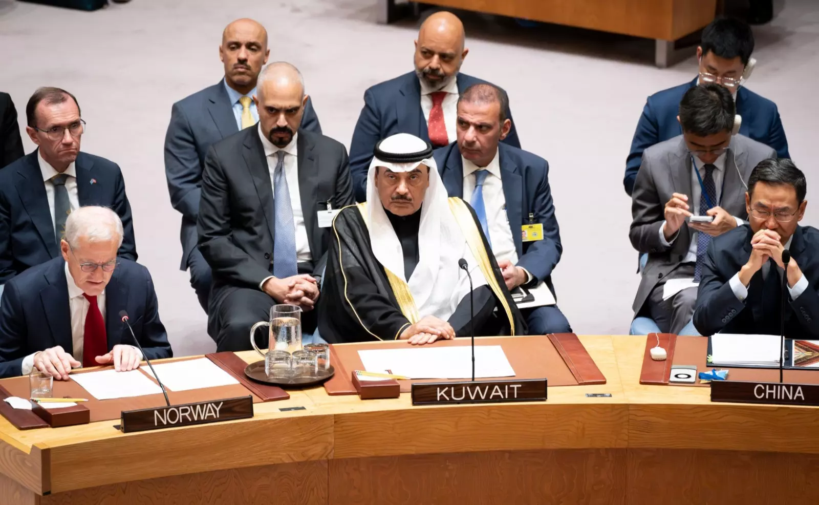 Kuwait Crown Prince presses UNSC to act on Gaza