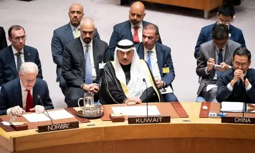 Kuwait Crown Prince presses UNSC to act on Gaza