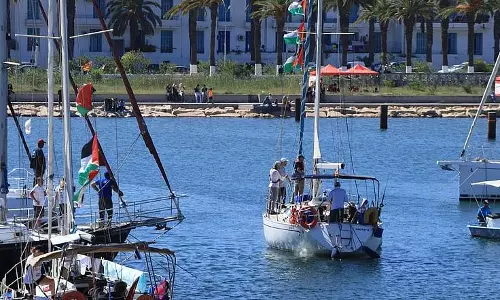 After drone attack, Italy sends navy frigate to assist Gaza aid flotilla