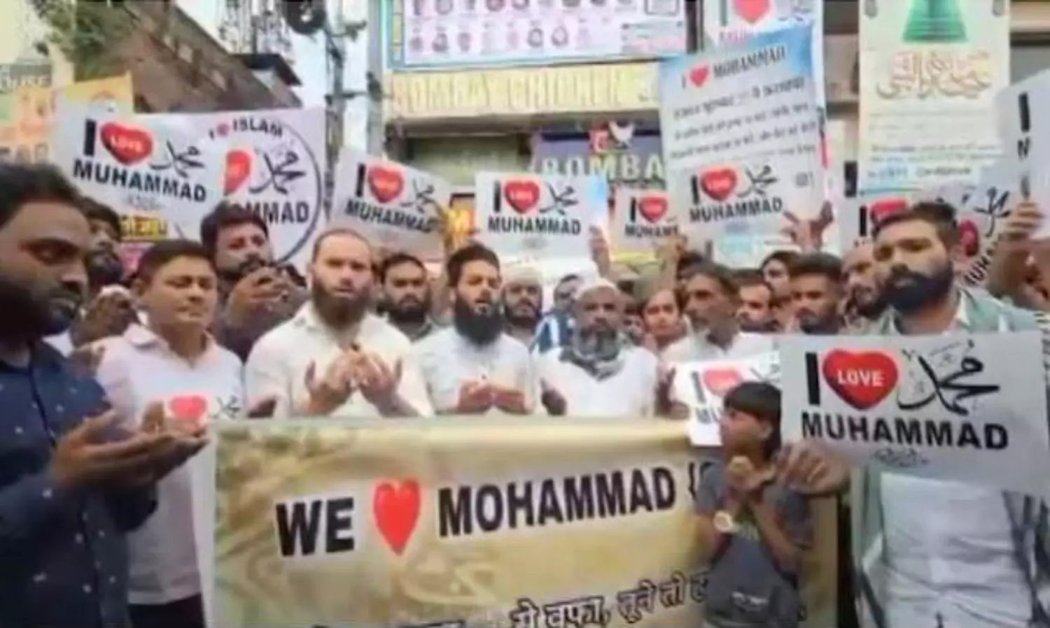 Man detained in UP for holding ‘I love Muhammad’ posters in Saharanpur