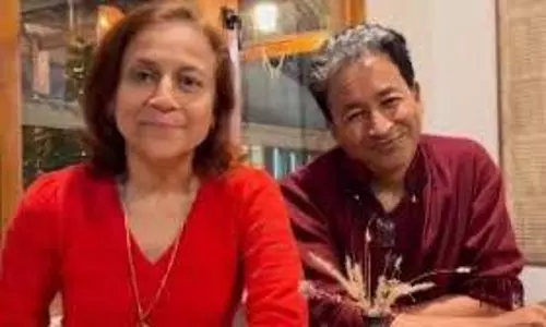 Sonam Wangchuk and wife