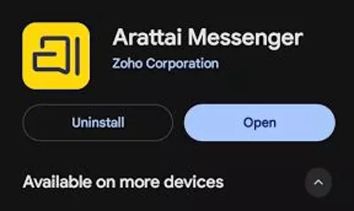 Zoho’s Arattai app