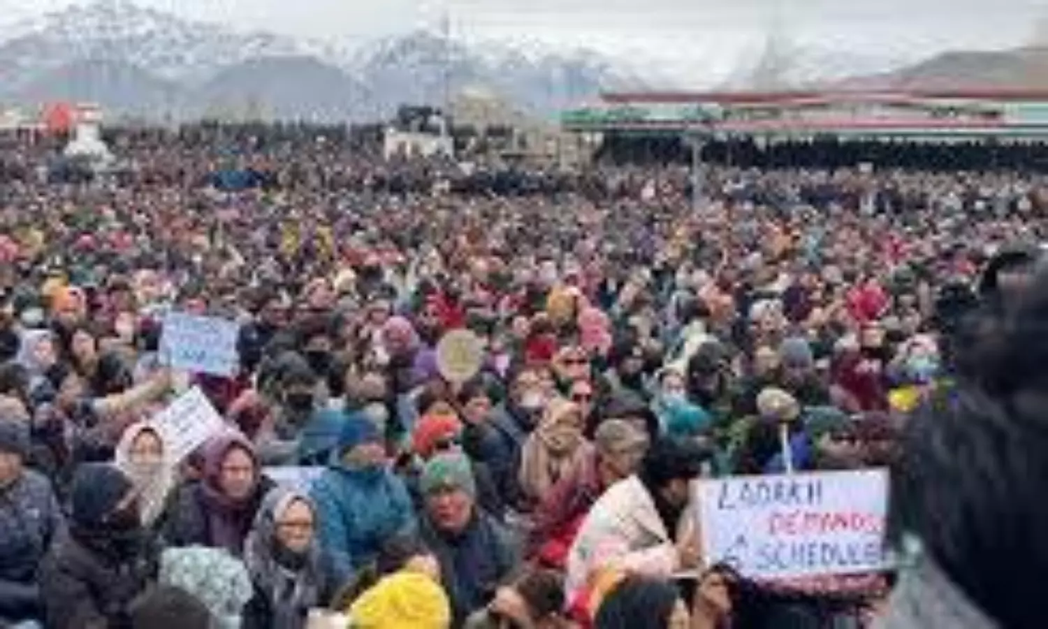 Ladakh statehood protest