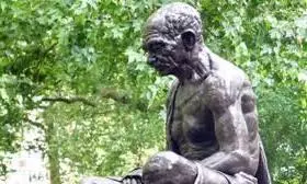 Gandhi’s statue at Tavistock Square