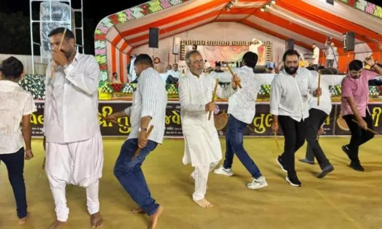 BJP Gujarat Porbandar MLA’s rain dance video goes viral