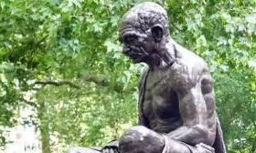 Gandhi’s statue at Tavistock Square