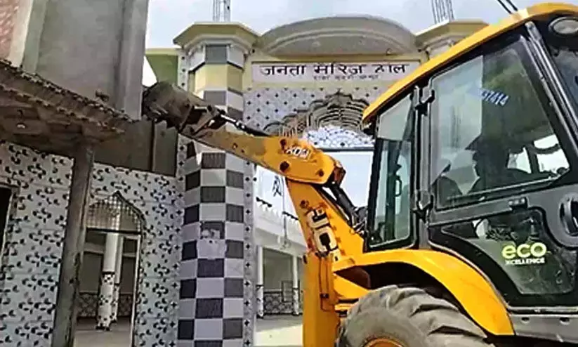 Bulldozer raj again; local admin razes down parts of mosque in Sambhal