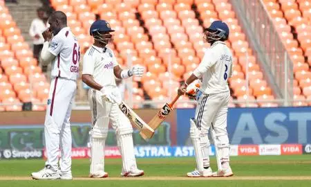 1st Test: India dominates West Indies; Rahul, Jurel, Jadeja score tons