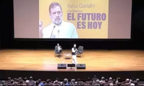 Rahul in Colombia says ‘attack on democracy’ underway, BJP accuses him of insulting India abroad