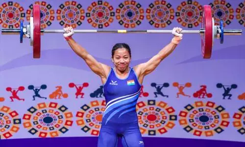 Mirabai Chanu lifts silver at World Championships, braving thumb issue
