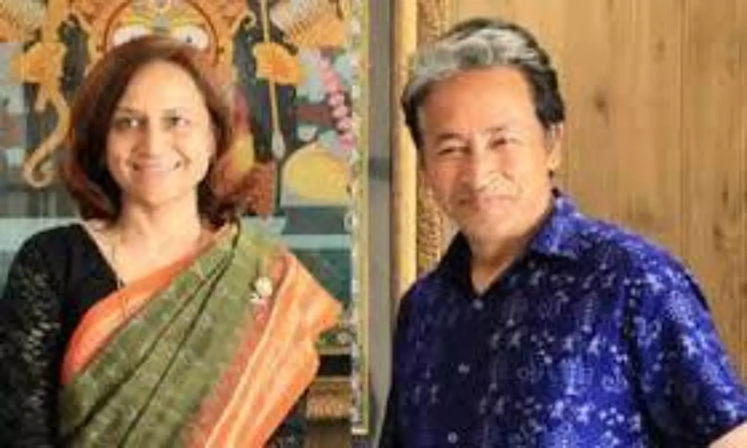 Wangchuk and wife