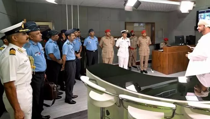 Indian defence delegation visits Oman’s Joint Command, Staff College