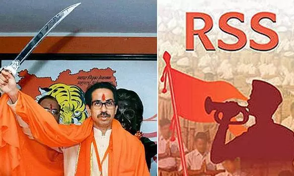 Shiv Sena dares RSS: stop sowing Hindutva fanaticism, guard borders instead Shiv Sena dares RSS: stop sowing Hindutva fanaticism, guard borders instead