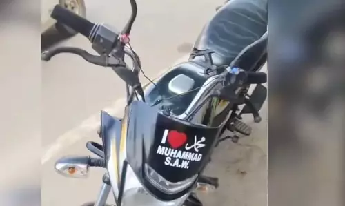 UP police term ‘I Love Muhammad’ objectionable, fine Muslim youth for sticker on bike