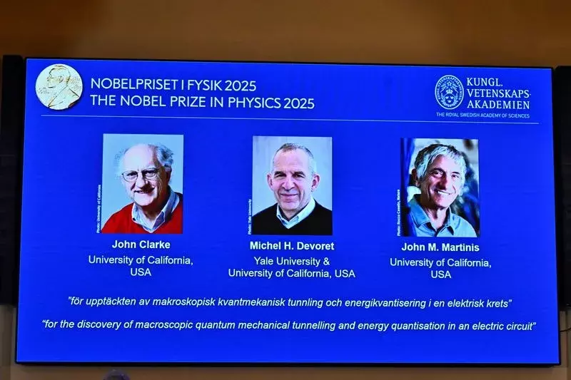 Three U.S. scientists win 2025 Nobel Prize in Physics for quantum tech
