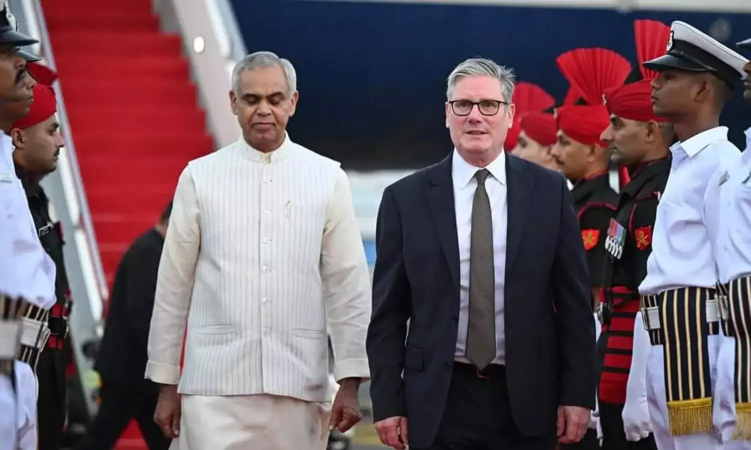 UK Prime Minister Keir Starmer arrives in Mumbai to meet Modi