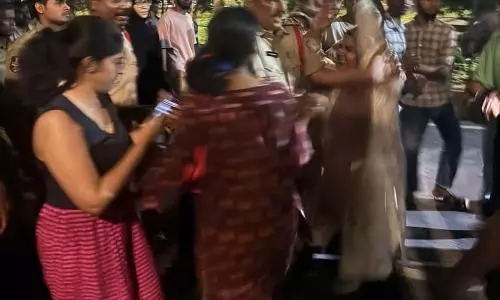 EFLU Palestine solidarity march turns violent as ABVP attacks students