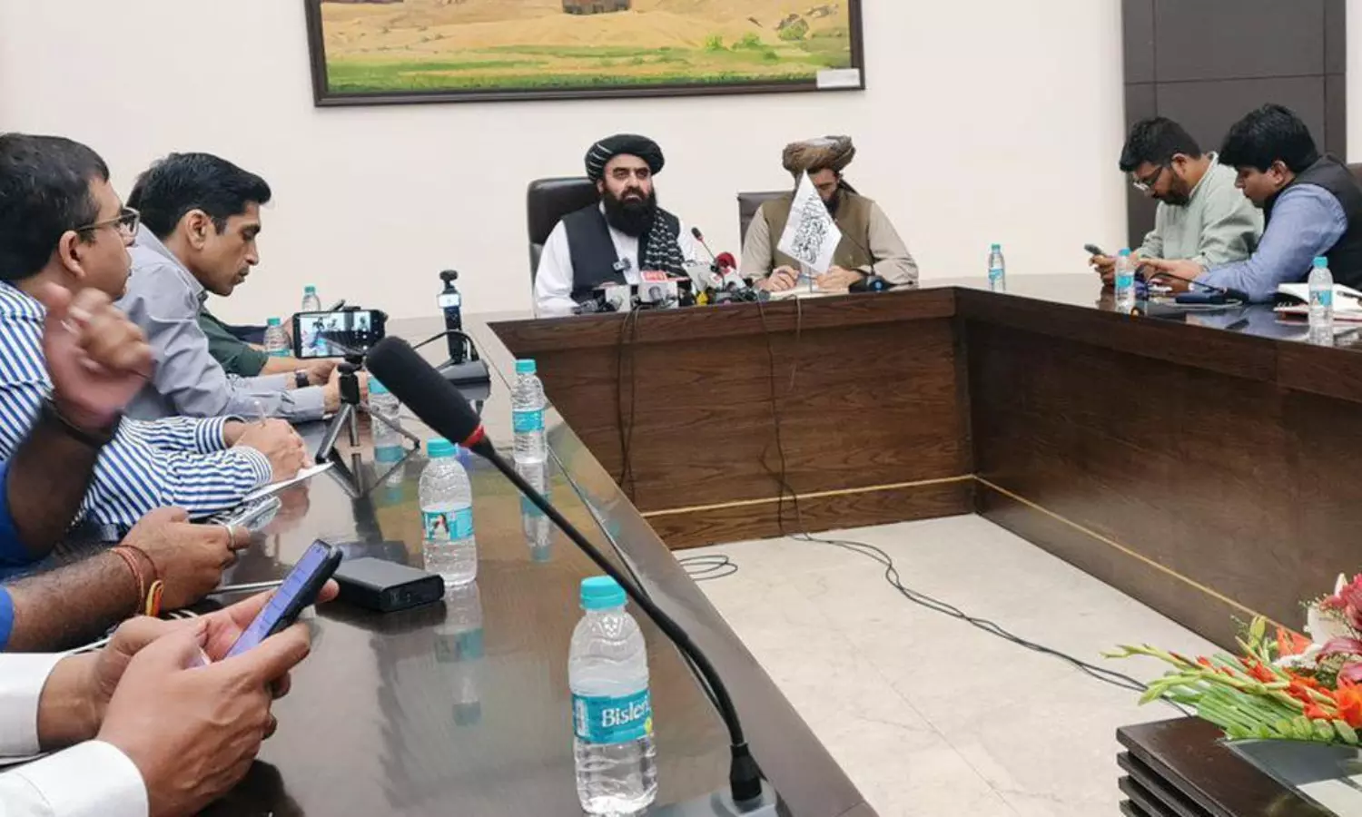Women journalists allege exclusion from Afghan minister’s press conference in Delhi