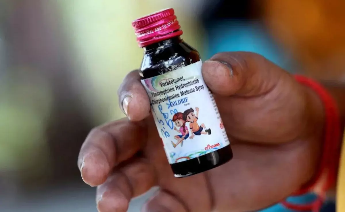 Delhi govt bans Coldrif cough syrup after toxic contamination