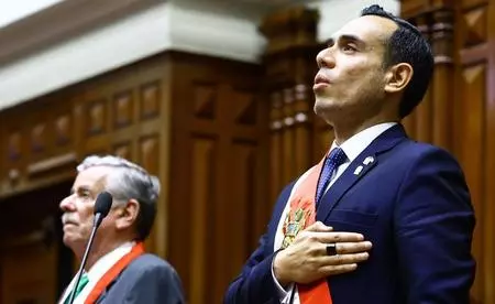Perus Congress leader Jose Jeri sworn in as President