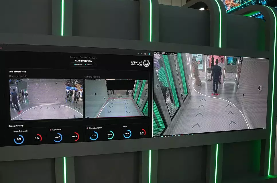 Dubai Polices AI-powered biometric tunnel identifies individuals by walking style