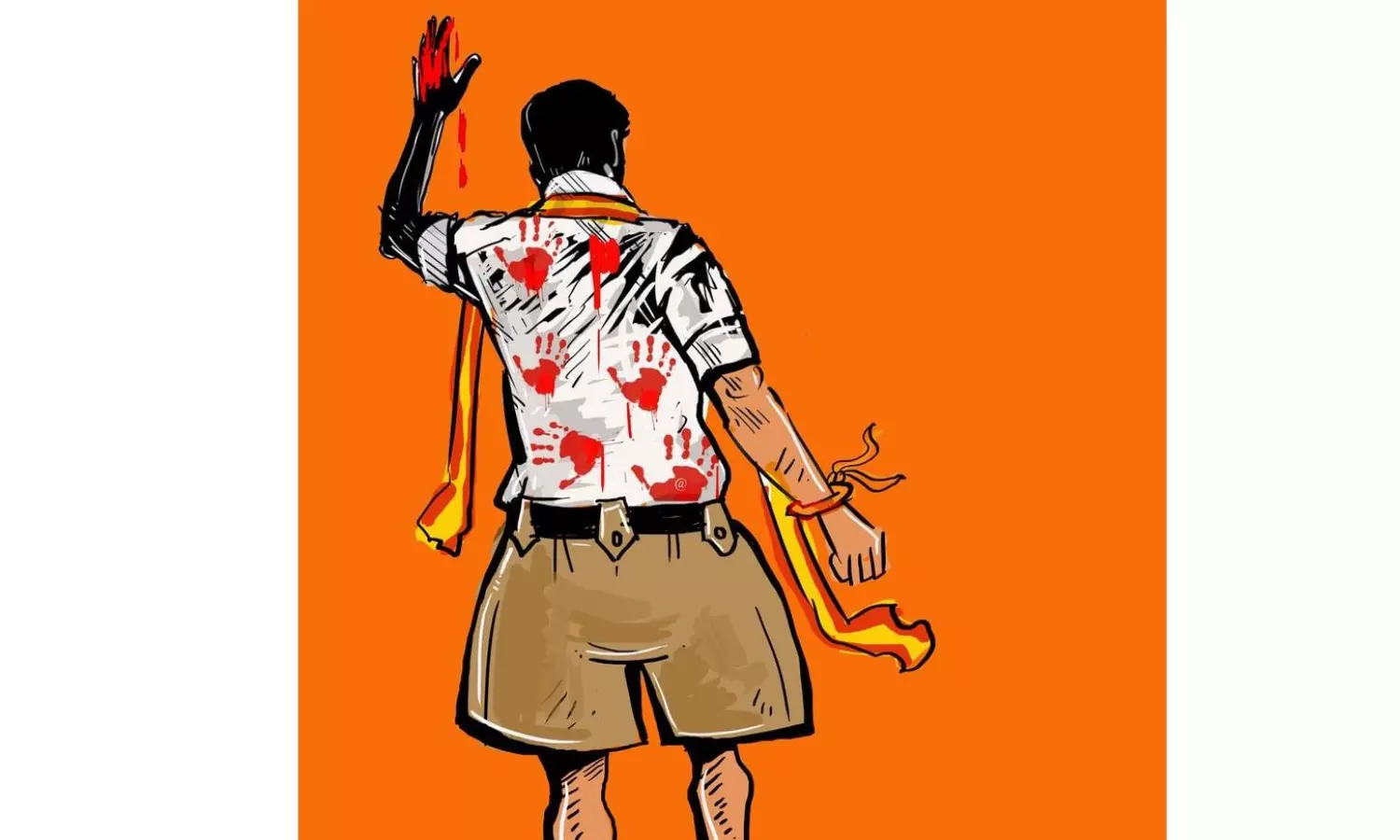 DMK mocks Vijay with poster showing him ‘bathing in blood’ in RSS uniform
