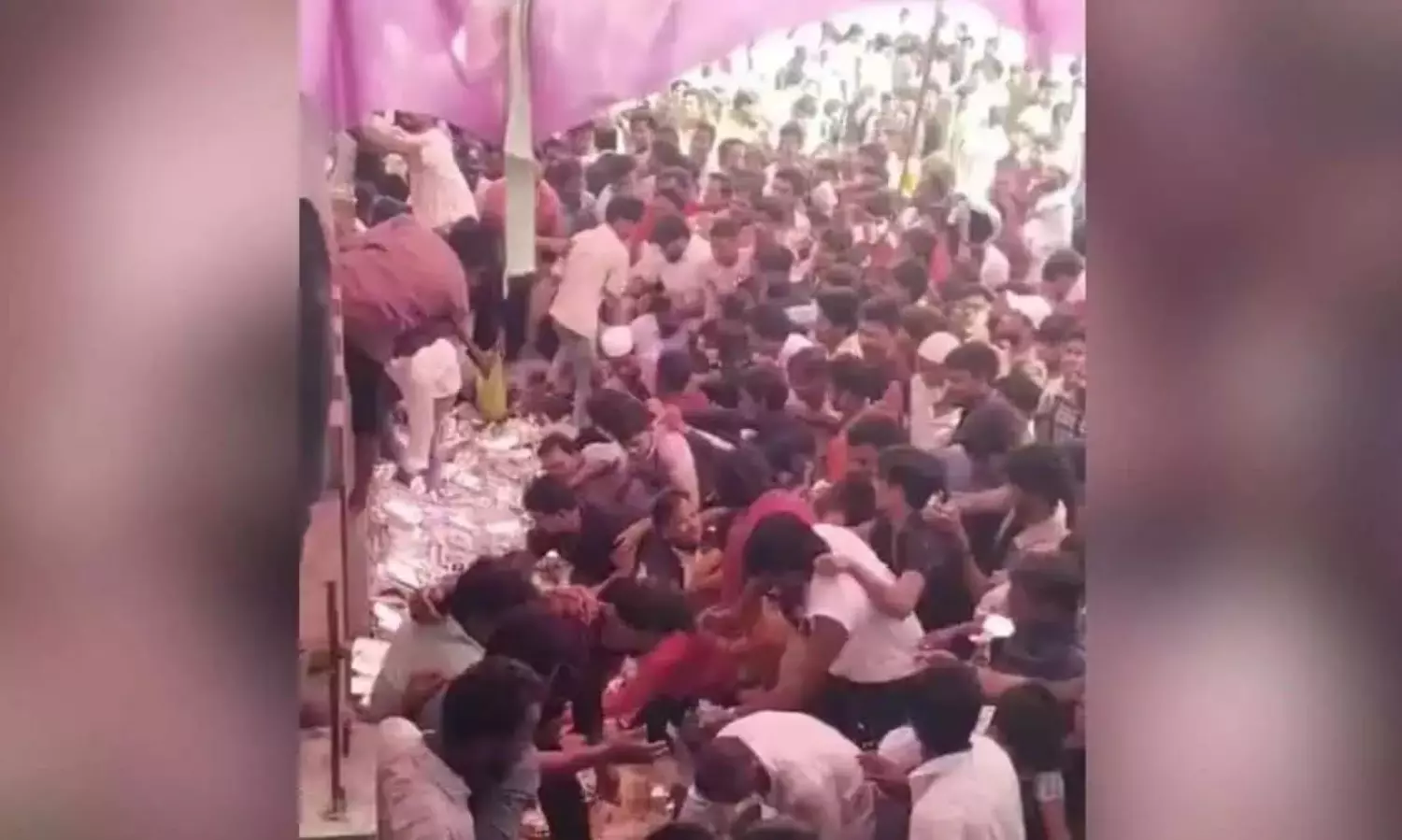 Biryani chaos erupts at AIMIM nomination event in Bihar