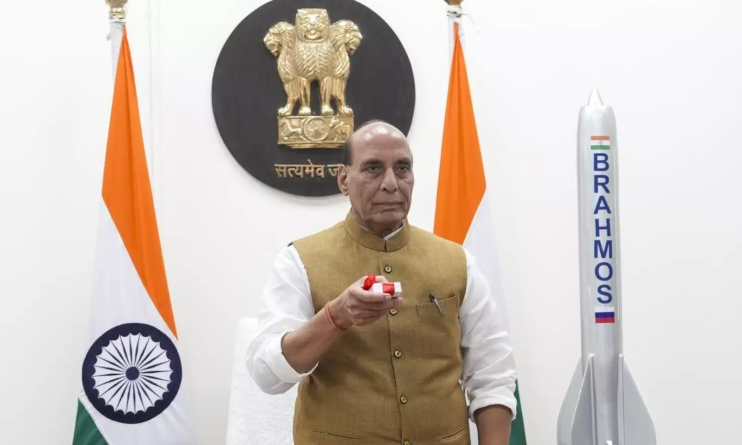 Every inch of Pakistan within BrahMos missile range: Rajnath Singh
