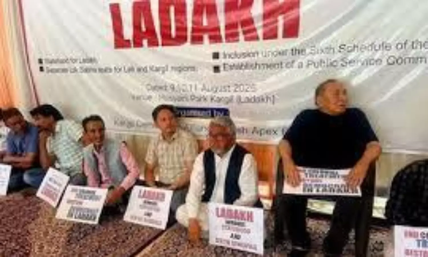 Ladakh statehood protest