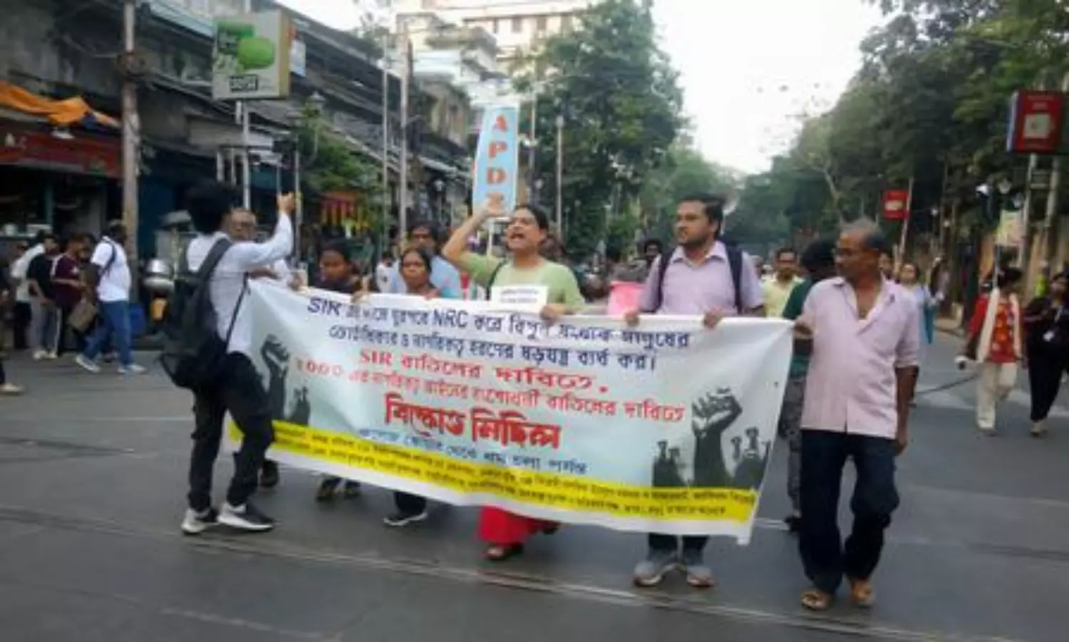Rights groups rally in Kolkata against voter roll revision, allege NRC-like process
