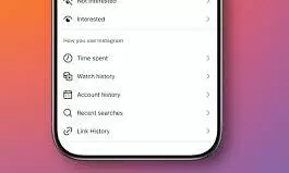 Instagram Watch History