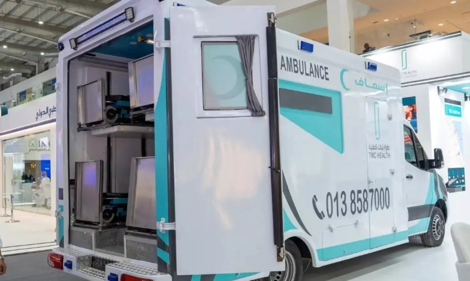Four-patient capacity smart ambulance showcased at Global Health Exhibition 2025